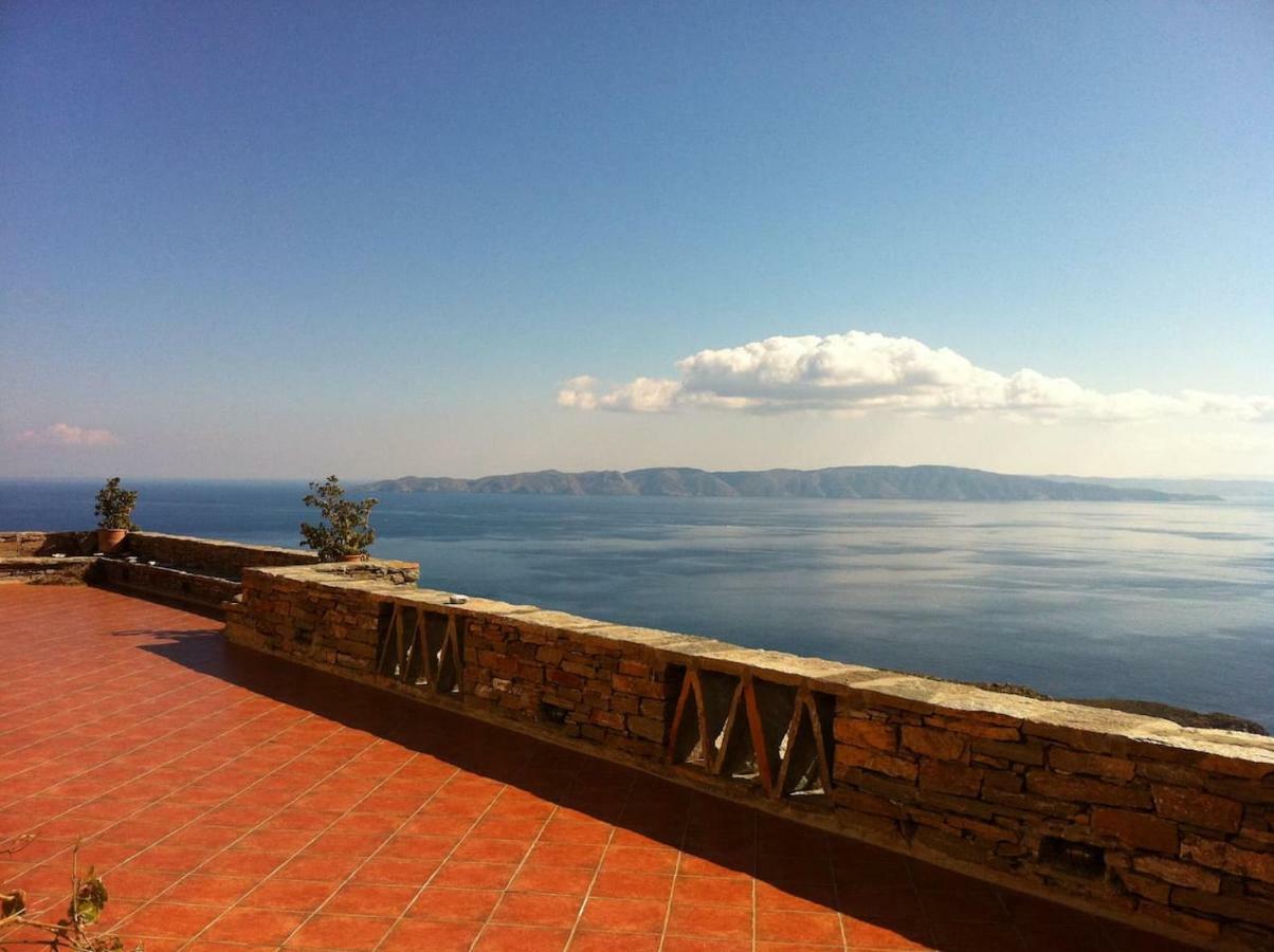 Breathtaking Seaview Villa In A Serene Scenery Chavouna Eksteriør bilde