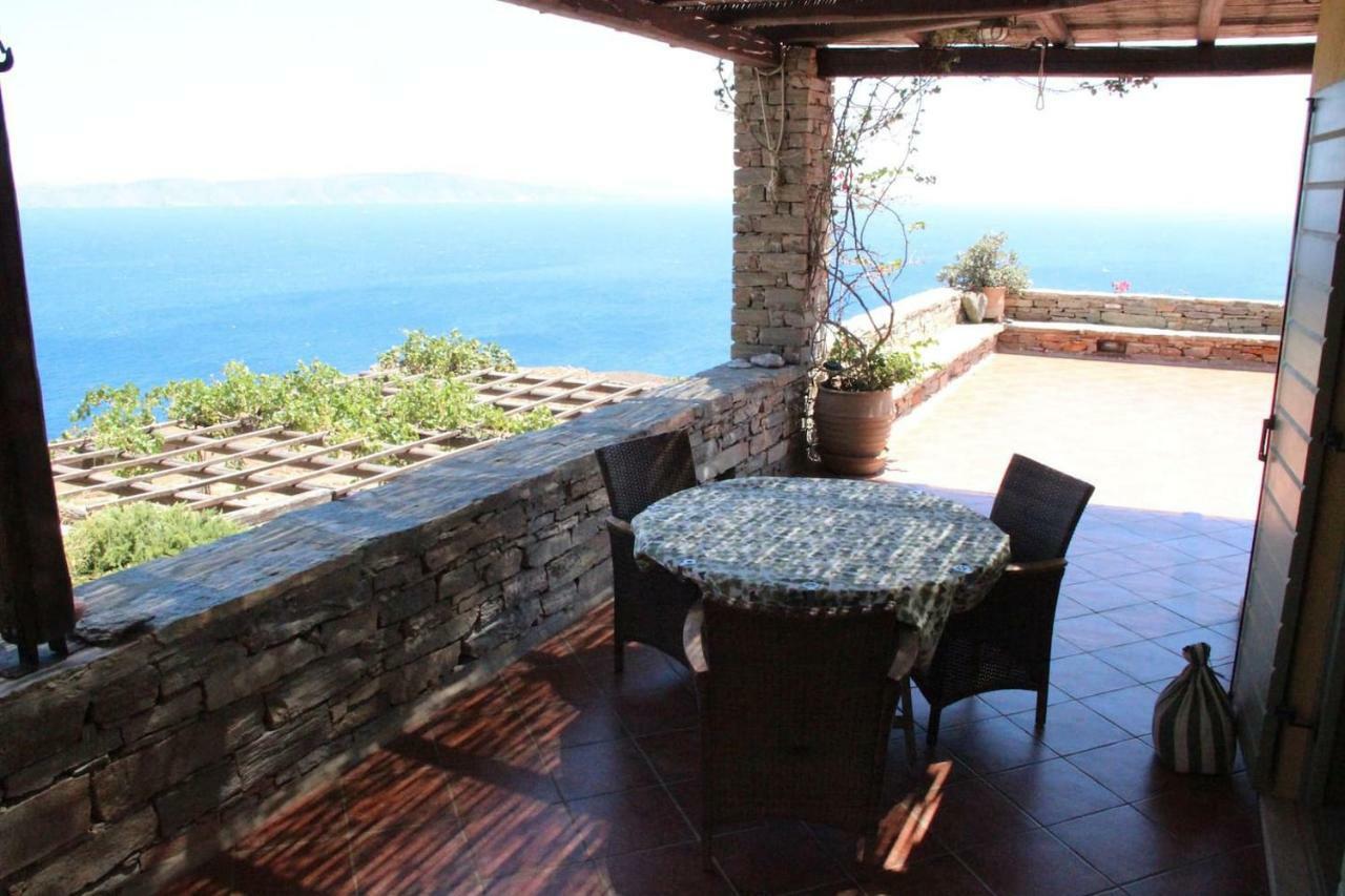 Breathtaking Seaview Villa In A Serene Scenery Chavouna Eksteriør bilde